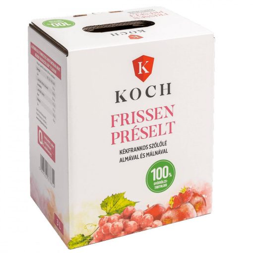 Koch Frissen Préselt Szőlő-Almalé bogyós gyümölccsel 3l