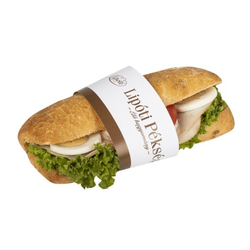 Sonkás cibatta szendvics
