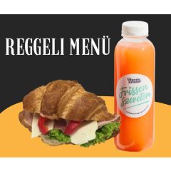   Reggeli menü (húsimádó szendvics + 0,5l 100%-os narancslé)